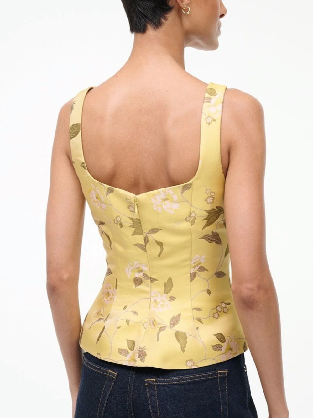 STAUD Yellow Tank Top - Picture 2 of 3